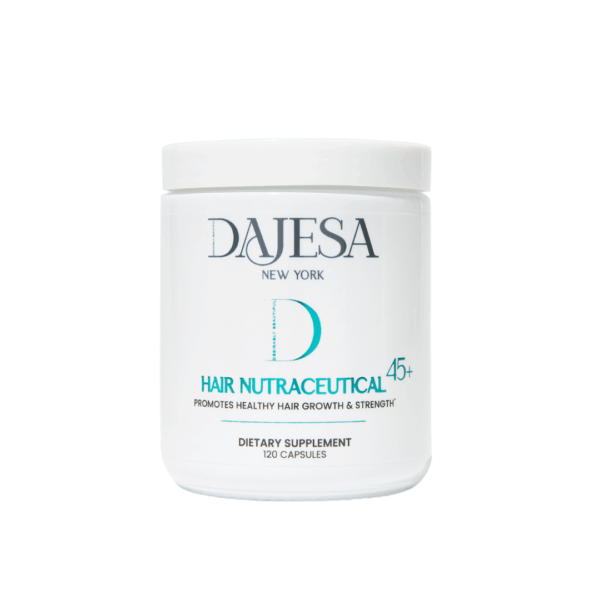 DAJESA Hair Nutraceutical 45+ – Advanced Hair Growth & Strength Supplement for Women Over 45 – 120 Capsules – Hormone-Supportive, Age-Responsive Formula