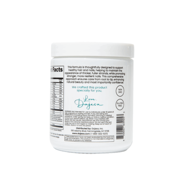 DAJESA Hair Nutraceutical 45+ – Advanced Hair Growth & Strength Supplement for Women Over 45 – 120 Capsules – Hormone-Supportive, Age-Responsive Formula - Image 3