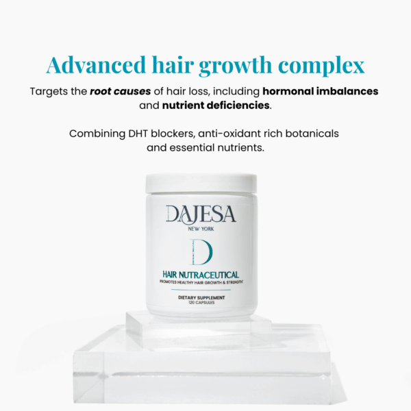 DAJESA Hair Nutraceutical 45+ – Advanced Hair Growth & Strength Supplement for Women Over 45 – 120 Capsules – Hormone-Supportive, Age-Responsive Formula - Image 4